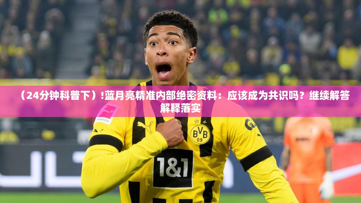 （24分钟科普下）!蓝月亮精准内部绝密资料：应该成为共识吗？继续解答解释落实