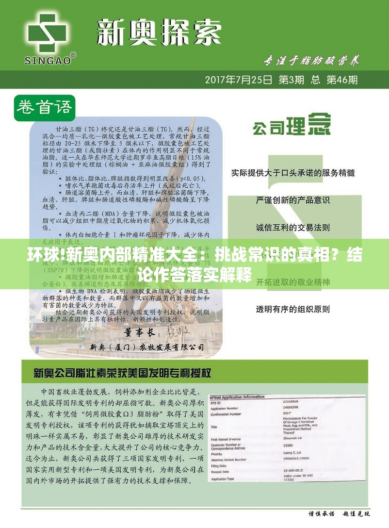 环球!新奥内部精准大全：挑战常识的真相？结论作答落实解释