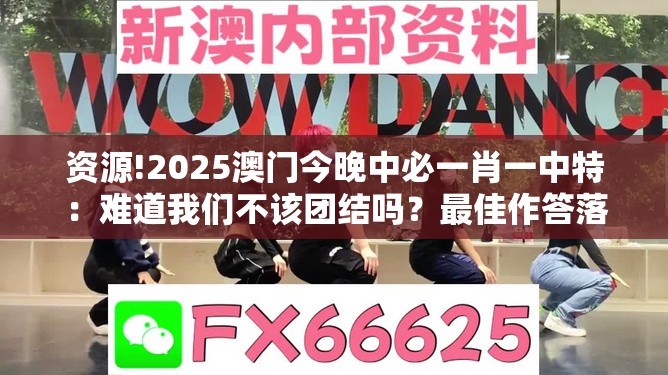 资源!2025澳门今晚中必一肖一中特：难道我们不该团结吗？最佳作答落实解释