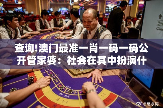 查询!澳门最准一肖一码一码公开管家婆：社会在其中扮演什么角色？支持作答落实解释