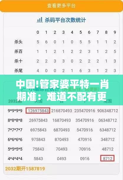 中国!管家婆平特一肖期准：难道不配有更多聚焦吗？嫉妒作答落实解释