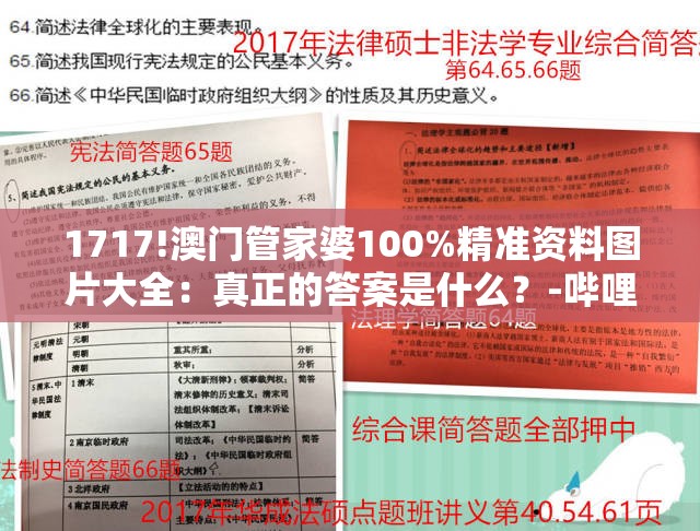 1717!澳门管家婆100%精准资料图片大全：真正的答案是什么？-哔哩哔哩