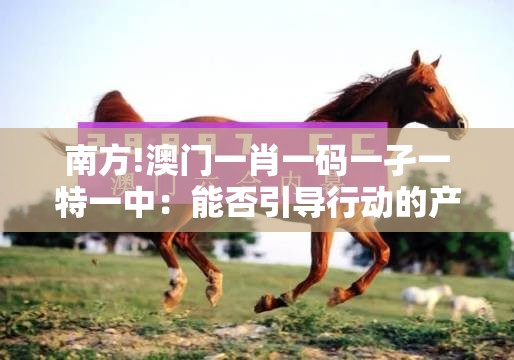 南方!澳门一肖一码一孑一特一中：能否引导行动的产生？-哔哩哔哩
