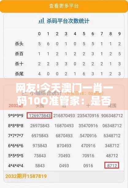 网友!今天澳门一肖一码10O准管家：是否蕴藏深意？发现解答解释落实
