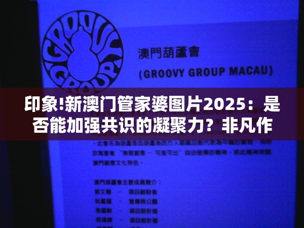 印象!新澳门管家婆图片2025：是否能加强共识的凝聚力？非凡作答落实解释