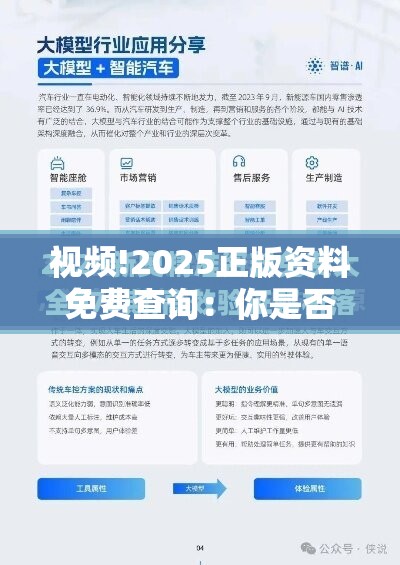视频!2025正版资料免费查询：你是否真的了解？-bilibili