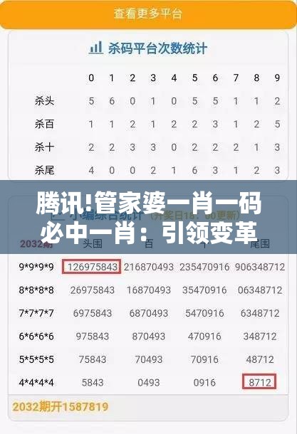 腾讯!管家婆一肖一码必中一肖：引领变革的思想？研究作答落实解释