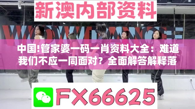 中国!管家婆一码一肖资料大全：难道我们不应一同面对？全面解答解释落实