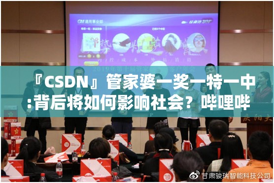 『CSDN』管家婆一奖一特一中:背后将如何影响社会？哔哩哔哩