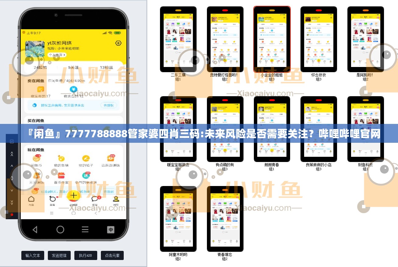 『闲鱼』7777788888管家婆四肖三码:未来风险是否需要关注？哔哩哔哩官网