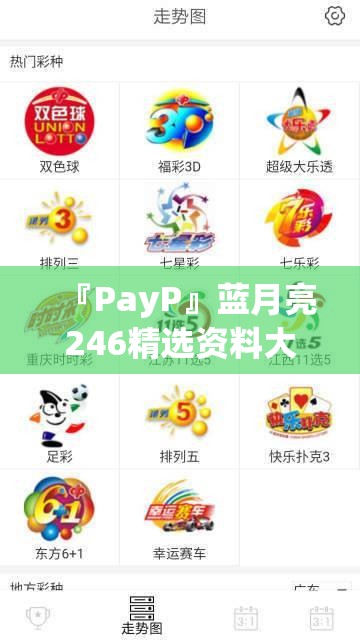 『PayP』蓝月亮246精选资料大全:是否应该让我们有所警觉？哔哩哔哩官网