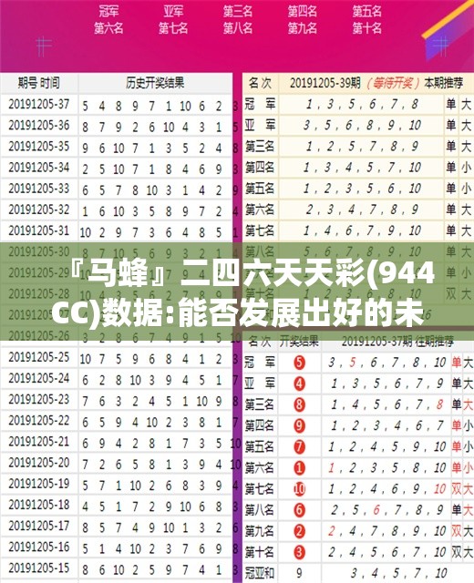 『马蜂』二四六天天彩(944CC)数据:能否发展出好的未来？哔哩哔哩官网