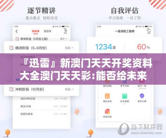 『迅雷』新澳门天天开奖资料大全澳门天天彩:能否给未来带来契机？bilibili