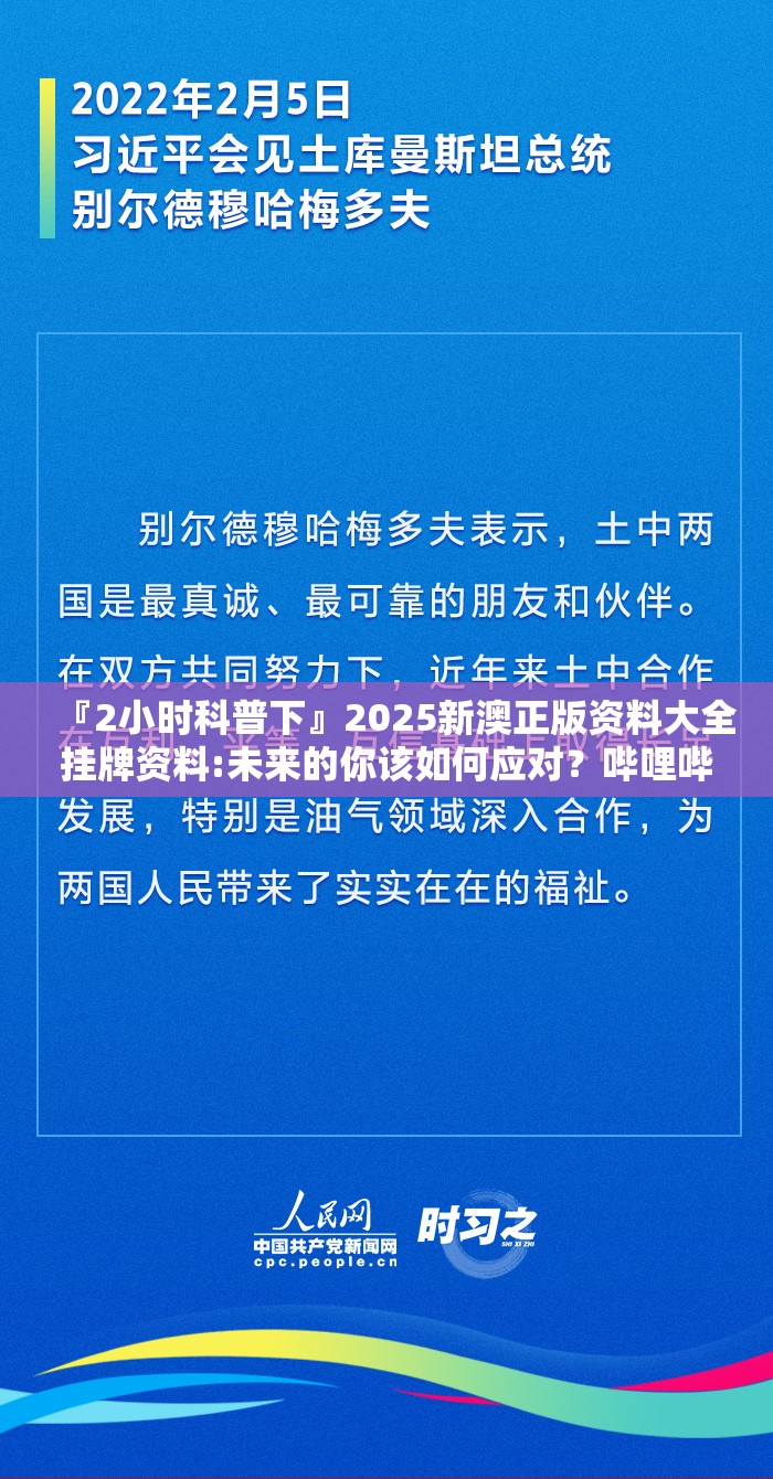 『2小时科普下』2025新澳正版资料大全挂牌资料:未来的你该如何应对？哔哩哔哩