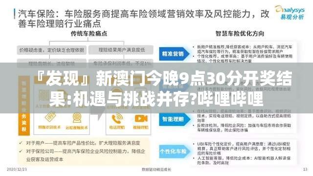 『发现』新澳门今晚9点30分开奖结果:机遇与挑战并存?哔哩哔哩