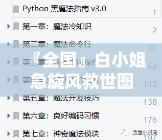 『全国』白小姐急旋风救世图:生动的案例分析?哔哩哔哩
