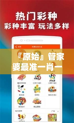 『原始』管家婆最准一肖一特:教训深刻的案例?哔哩哔哩官网