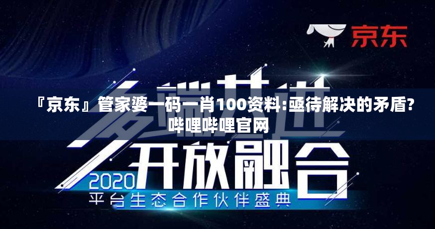 『京东』管家婆一码一肖100资料:亟待解决的矛盾?哔哩哔哩官网