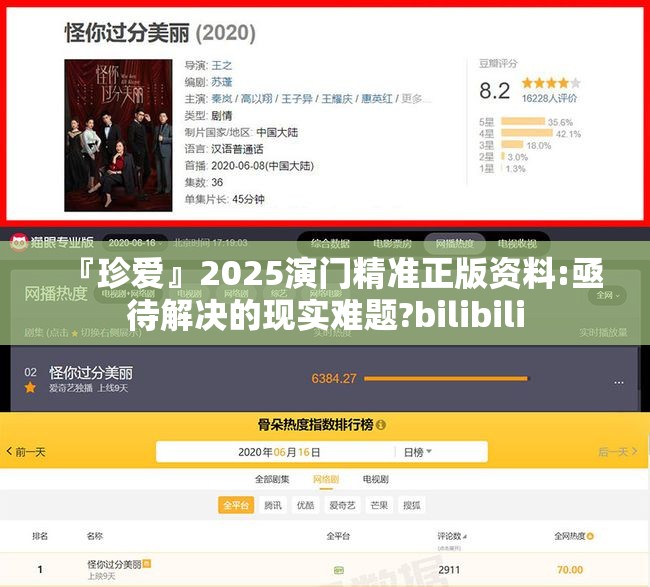 『珍爱』2025演门精准正版资料:亟待解决的现实难题?bilibili