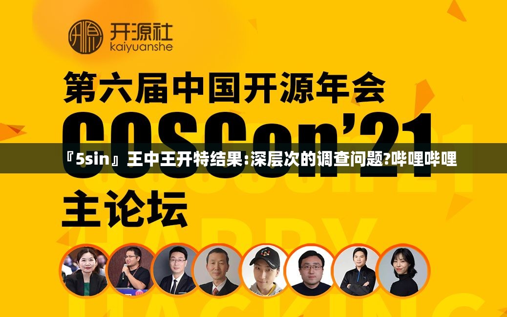『5sin』王中王开特结果:深层次的调查问题?哔哩哔哩