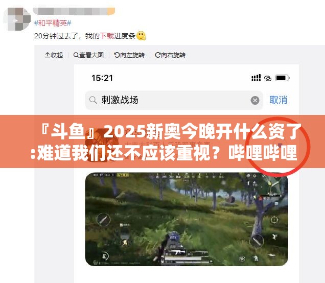 『斗鱼』2025新奥今晚开什么资了:难道我们还不应该重视？哔哩哔哩