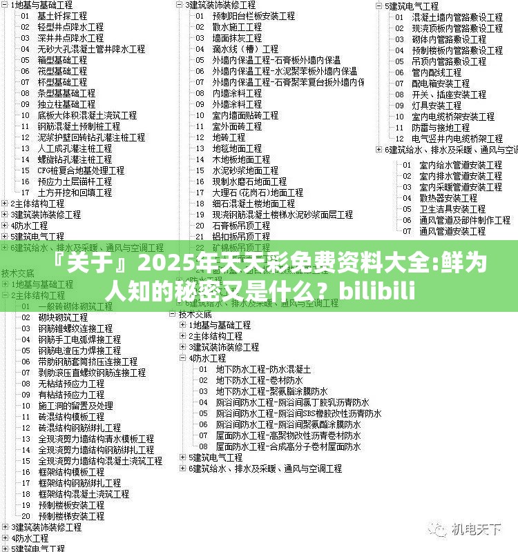 『关于』2025年天天彩免费资料大全:鲜为人知的秘密又是什么？bilibili