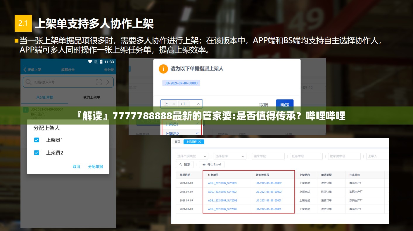 『解读』7777788888最新的管家婆:是否值得传承？哔哩哔哩