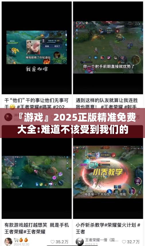 『游戏』2025正版精准免费大全:难道不该受到我们的关注？全面作答落实解释