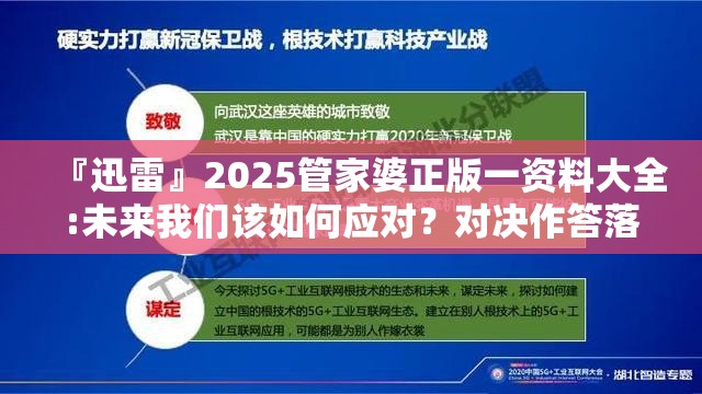 『迅雷』2025管家婆正版一资料大全:未来我们该如何应对？对决作答落实解释