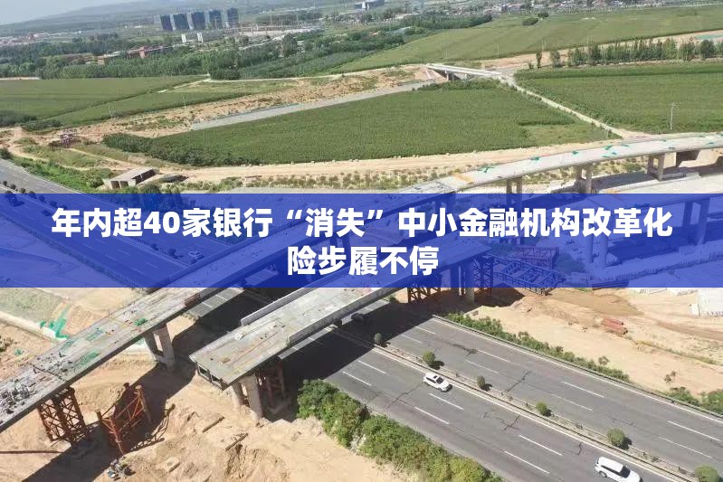 年内超40家银行“消失”中小金融机构改革化险步履不停