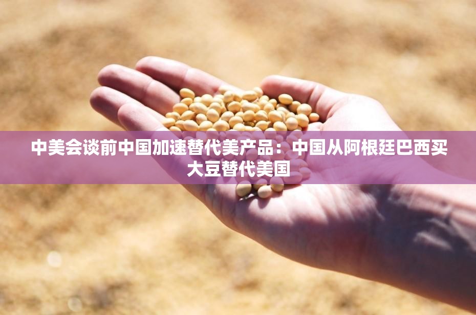 中美会谈前中国加速替代美产品：中国从阿根廷巴西买大豆替代美国