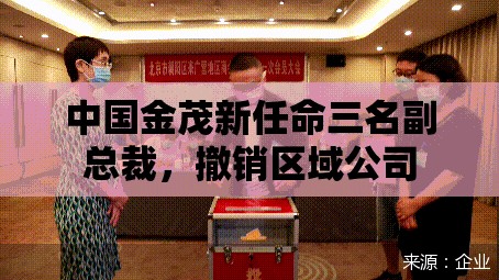 中国金茂新任命三名副总裁，撤销区域公司