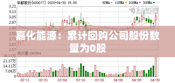 嘉化能源：累计回购公司股份数量为0股