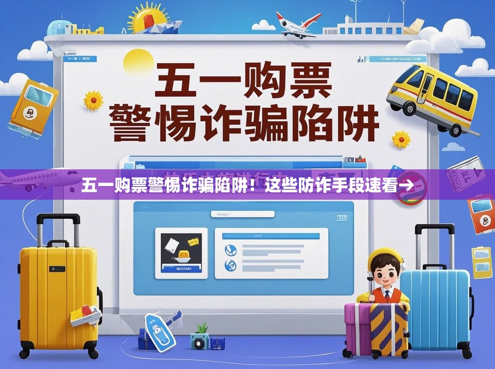 五一购票警惕诈骗陷阱！这些防诈手段速看→