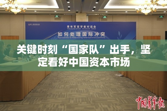 关键时刻“国家队”出手，坚定看好中国资本市场