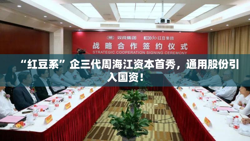 “红豆系”企三代周海江资本首秀，通用股份引入国资！