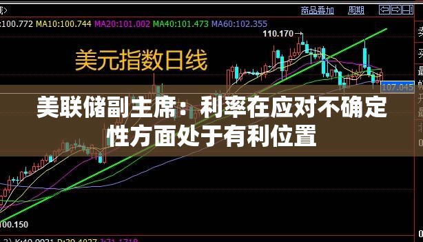 美联储副主席：利率在应对不确定性方面处于有利位置