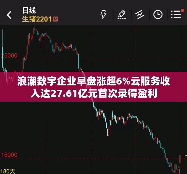 浪潮数字企业早盘涨超6%云服务收入达27.61亿元首次录得盈利