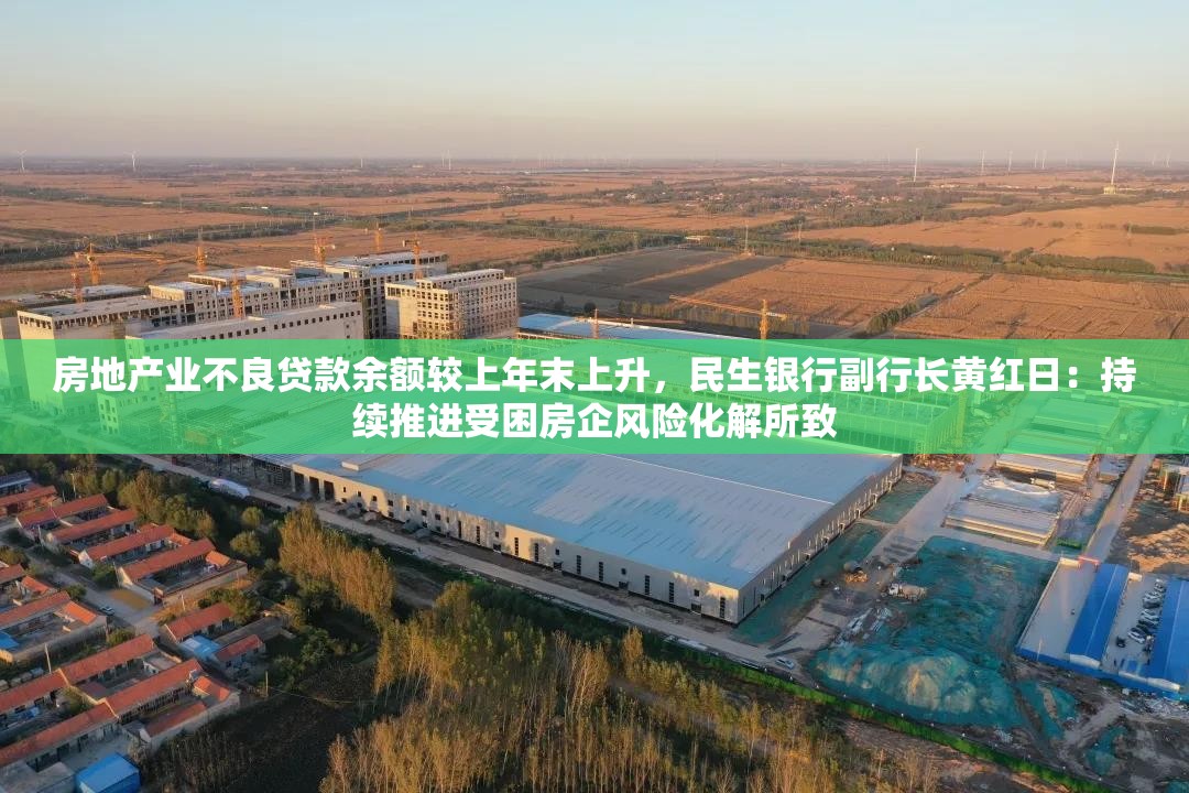 房地产业不良贷款余额较上年末上升，民生银行副行长黄红日：持续推进受困房企风险化解所致