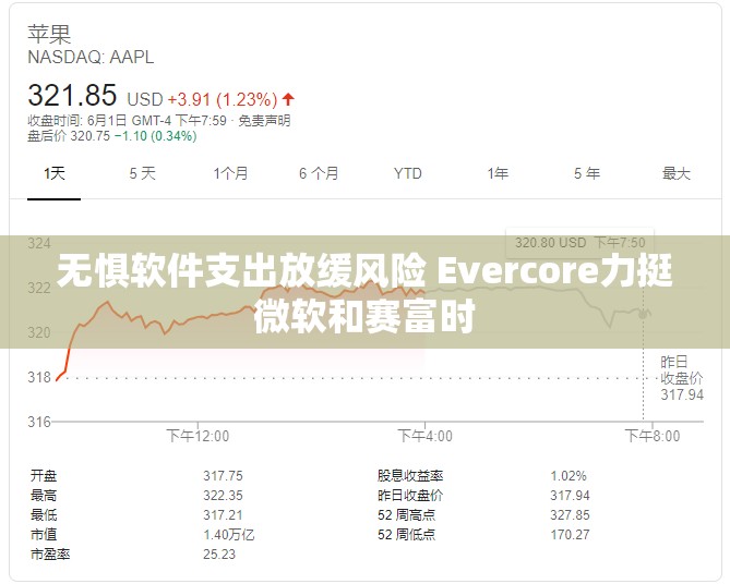 无惧软件支出放缓风险 Evercore力挺微软和赛富时