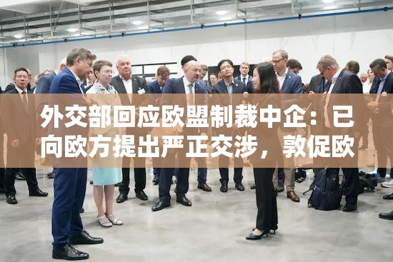 外交部回应欧盟制裁中企：已向欧方提出严正交涉，敦促欧方停止抹黑推责
