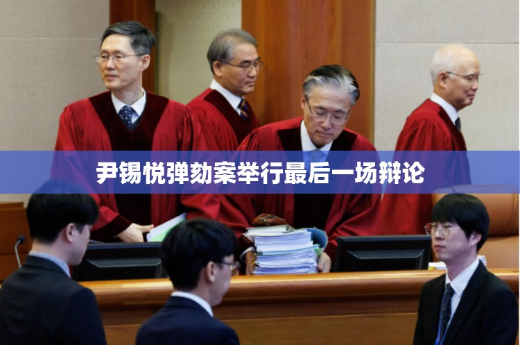 尹锡悦弹劾案举行最后一场辩论