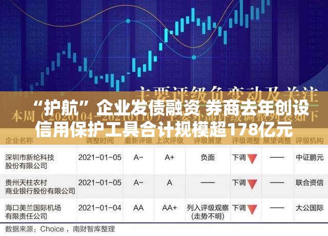 “护航”企业发债融资 券商去年创设信用保护工具合计规模超178亿元