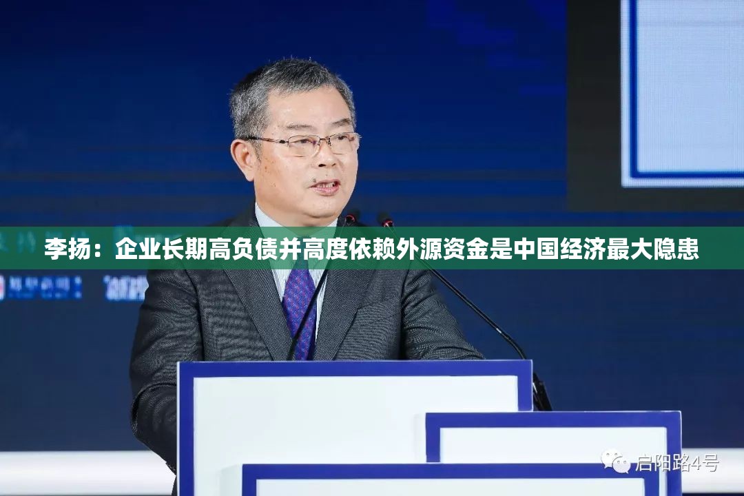 李扬：企业长期高负债并高度依赖外源资金是中国经济最大隐患