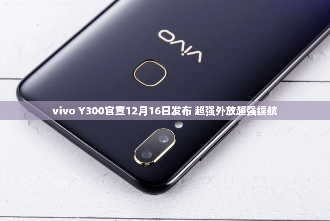 vivo Y300官宣12月16日发布 超强外放超强续航