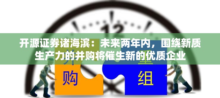 开源证券诸海滨：未来两年内，围绕新质生产力的并购将催生新的优质企业